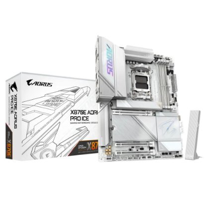 Matična ploča GIGABYTE X870E AORUS PRO ICE, AMD X870E, DDR5, ATX, s. AM5