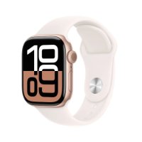 Pametna ura APPLE Watch S10 GPS, 42mm Rose Gold Alu Case with Light Blush Sport Band - M/L