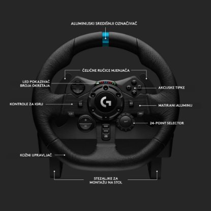 Volan LOGITECH G923 Trueforce Sim Racing Wheel, Gaming, PC/PS4/PS5, USB