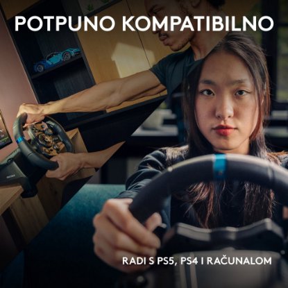 Volan LOGITECH G923 Trueforce Sim Racing Wheel, Gaming, PC/PS4/PS5, USB