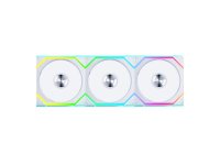 Ventilator LIAN LI UNI FAN SL Wireless Reverse Blade, ARGB, 120mm PWM, 3-pack komplet + krmilnik, beli