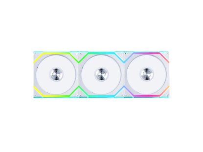 Ventilator LIAN LI UNI FAN SL Wireless Reverse Blade, ARGB, 120mm PWM, 3-pack komplet + krmilnik, beli