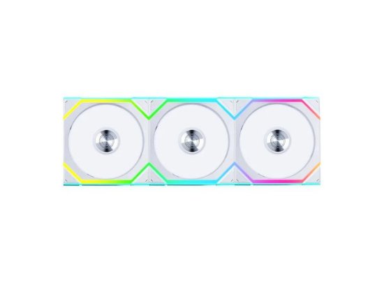 Ventilator LIAN LI UNI FAN SL Wireless Reverse Blade, ARGB, 120mm PWM, 3-pack komplet + krmilnik, beli