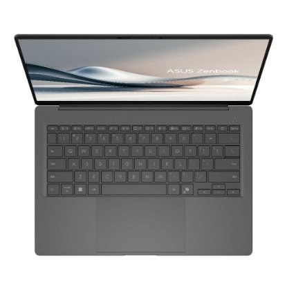 Prenosnik ASUS ZenBook 14 UX3407RA-QD026X / Snapdragon Elite X1E 78 100, 32GB, 1TB SSD, Qualcomm Adreno, 14" WUXGA OLED, Windows 11 Pro, sivi