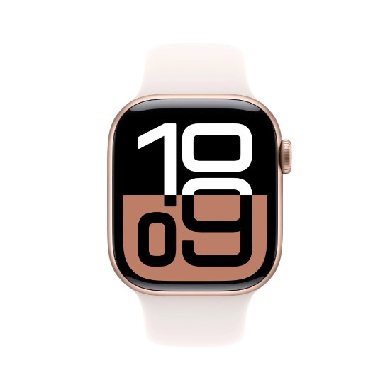 Pametna ura APPLE Watch S10 GPS, 42mm Rose Gold Alu Case with Light Blush Sport Band - M/L