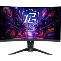 Gaming monitor 27" ASROCK PG27QRT2A, QHD, VA, 180Hz, 1ms, 300cd/m2, FreeSync, ukrivljen, zvočnici, črni