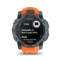 Pametna ura GARMIN Instinct 3 Solar 50mm, GPS, HR, Pametna obvestila, oranžni