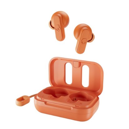 slušalke SKULLCANDY DIME TRUE WIRELESS IN-EAR, brezžične, BT, in-ear, mikrofon, narančaste