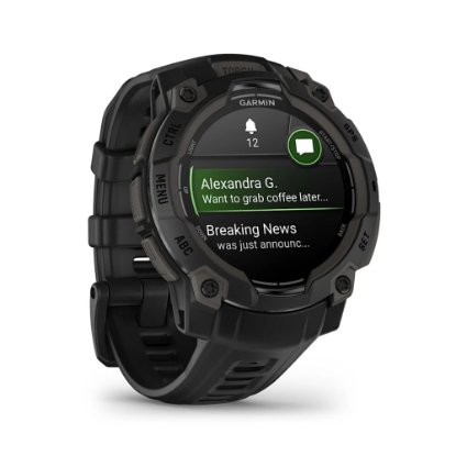 Pametna ura GARMIN Instinct 3 Amoled 45mm, GPS, HR, Pametna obvestila, črni