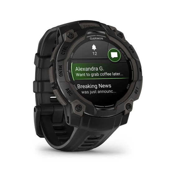 Pametna ura GARMIN Instinct 3 Amoled 45mm, GPS, HR, Pametna obvestila, črni