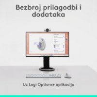 Miš LOGITECH MX Master 4, za Mac, optički, bežični, BT, bijeli