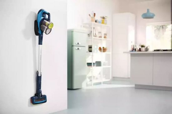 sesalnik PHILIPS FC6727/01, palčni, 21,6V, modri