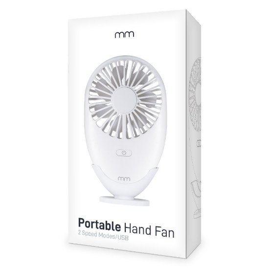 Ventilator MIKAMAX Portable Hand Fan, ručni, bijeli