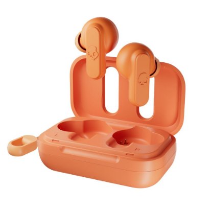 slušalke SKULLCANDY DIME TRUE WIRELESS IN-EAR, brezžične, BT, in-ear, mikrofon, narančaste