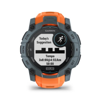 Pametna ura GARMIN Instinct 3 Solar 50mm, GPS, HR, Pametna obvestila, oranžni