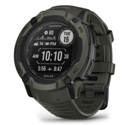 Pametna ura GARMIN Instinct 2X Solar, HR, GPS, multisport, boja mahovine