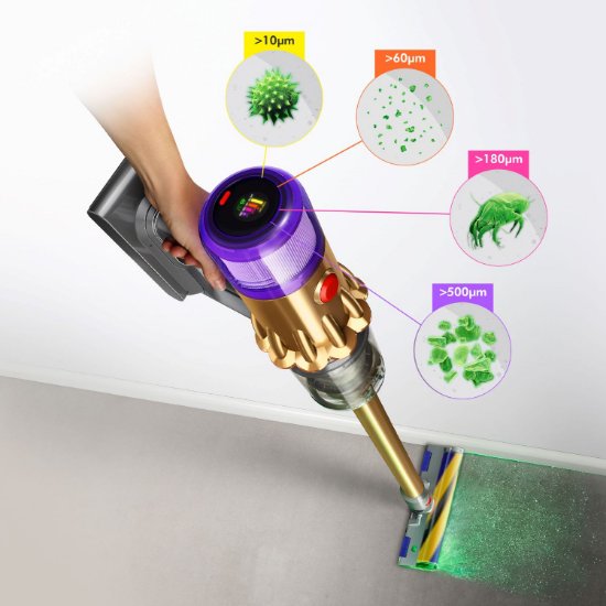 sesalnik DYSON V12 Slim Absolute 448884-01, bežični sesalnik, 150 AW, do 60 min. dela