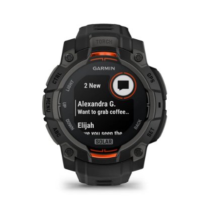 Pametna ura GARMIN Instinct 3 Solar 45mm, GPS, HR, Pametna obvestila, črni