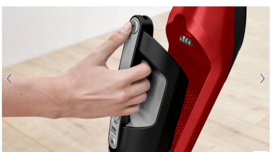 sesalnik BOSCH BBH3ZOO28, palčni, 2 u 1, 25,2 V, Flexxo Gen2, ProAnimal, palčni, rdeči