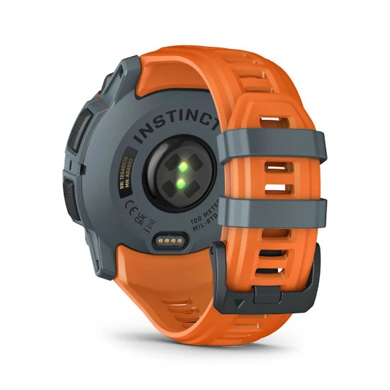 Pametna ura GARMIN Instinct 3 Solar 50mm, GPS, HR, Pametna obvestila, oranžni