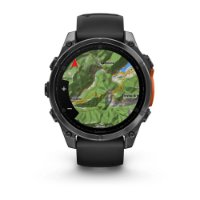 Pametna ura GARMIN Fenix 8, 47mm, AMOLED, multisport, sivi/črni remen
