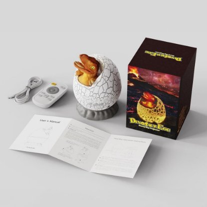 Laserski projektor LONVIS Dinosaur, 8 vrsta projekcija, daljinski upravljač