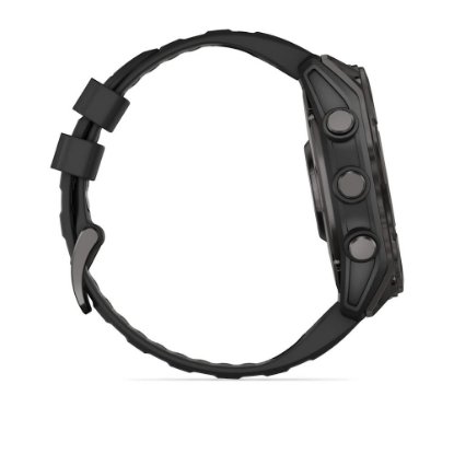 Pametna ura GARMIN Fenix 8, 51mm, AMOLED, multisport, sivi/črni remen