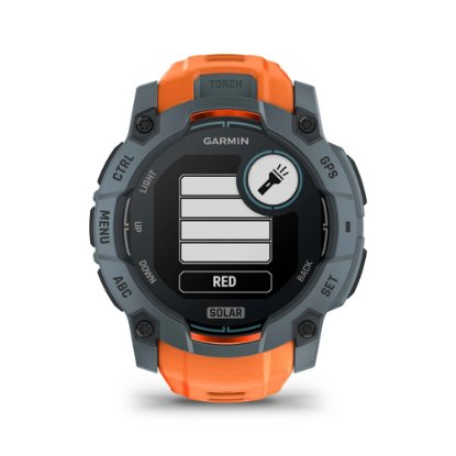 Pametna ura GARMIN Instinct 3 Solar 50mm, GPS, HR, Pametna obvestila, oranžni
