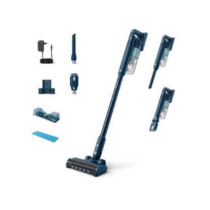 sesalnik PHILIPS XC5041/01, palčni, 25,2V, modri