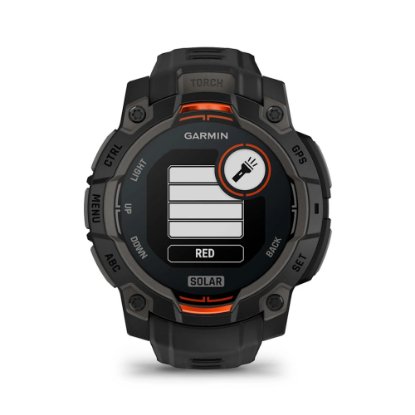 Pametna ura GARMIN Instinct 3 Solar 45mm, GPS, HR, Pametna obvestila, črni