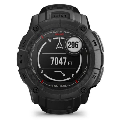 Pametna ura GARMIN Instinct 2X Solar Tactical Edition, HR, GPS, multisport, črno/črni