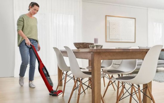 sesalnik BOSCH BBH3ZOO28, palčni, 2 u 1, 25,2 V, Flexxo Gen2, ProAnimal, palčni, rdeči