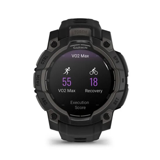Pametna ura GARMIN Instinct 3 Amoled 45mm, GPS, HR, Pametna obvestila, črni