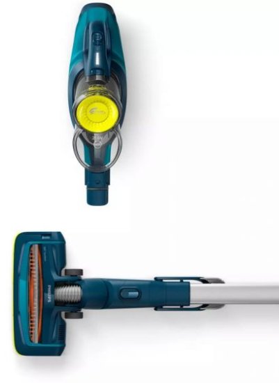 sesalnik PHILIPS FC6727/01, palčni, 21,6V, modri