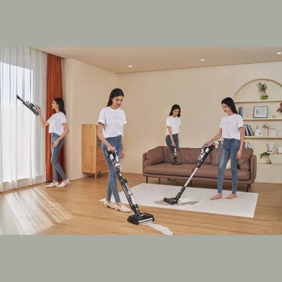 sesalnik JIMMY PW11 Pro Max, 460W, palčni, bežični, suho i mokro čišćenje, črni