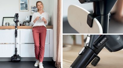 sesalnik BOSCH BBS712A, bežični, palčni, zglobni, 18 V, Unlimited 7, Grafit