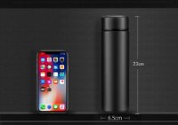 Termos boca sa prikazom temperature MJ SWB001, 0.4L, nehrđajući čelik, bijela