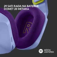 slušalke LOGITECH Gaming G733 Lightspeed, RGB, brezžične, lilac