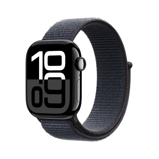 Pametna ura APPLE Watch S10 GPS, 46mm Jet Black Alu Case with Ink Sport Loop