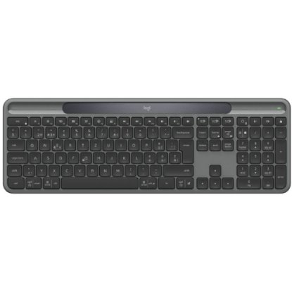 Tipkovnica LOGITECH Signature Slim Solar+, bežična, bluetooth, crna