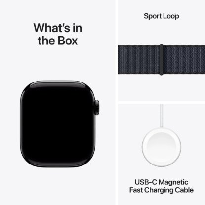Pametna ura APPLE Watch S10 GPS, 46mm Jet Black Alu Case with Ink Sport Loop