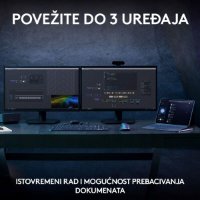 Tipkovnica LOGITECH MX Keys S, brezžična, Bluetooth, črna