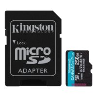 Pomnilniška kartica KINGSTON Canvas Go Plus Micro SDCG3/256GB, SDXC 256GB, Class 10 UHS-I + adapter