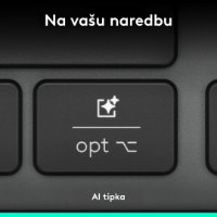 Tipkovnica LOGITECH Signature Slim Solar+, bežična, bluetooth, crna