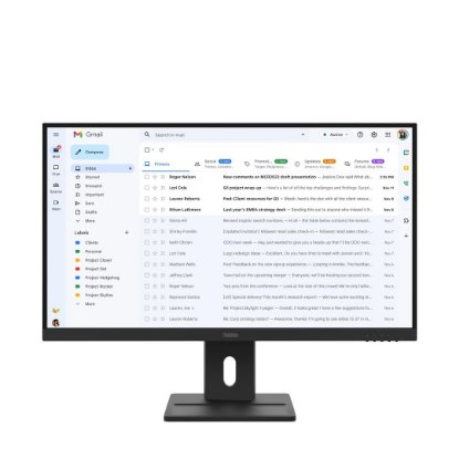 Monitor 27" LENOVO ThinkVision E27-40, FHD, IPS, 100Hz, 6ms, 300cd/m2, pivot, zvučnici, crni
