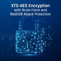 USB ključek 3.2 FLASH DRIVE, 64GB, KINGSTON Ironkey Locker+ 50, IKLP50/64GB, XTS-AES enkripcija, srebrni