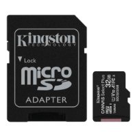 Pomnilniška kartica KINGSTON Canvas Select Plus Micro SDCS2/32GB, SDHC 32GB, Class 10 UHS-I + adapter