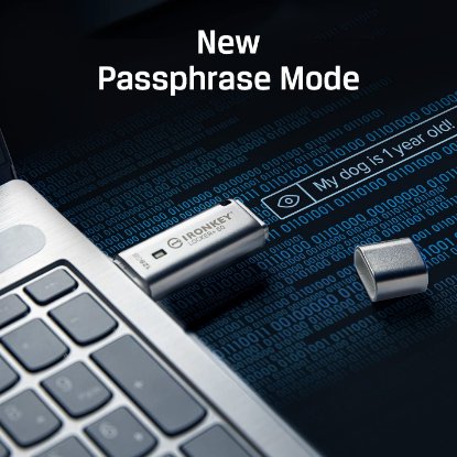 USB ključek 3.2 FLASH DRIVE, 64GB, KINGSTON Ironkey Locker+ 50, IKLP50/64GB, XTS-AES enkripcija, srebrni