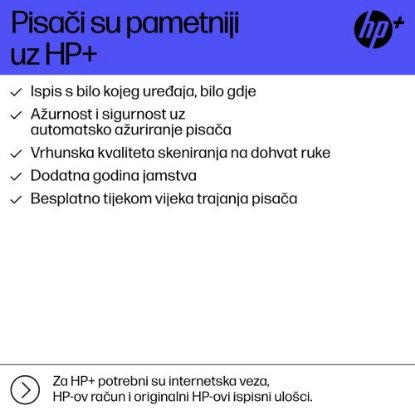 Multifunkcijski Tiskalnik HP OfficeJet Pro 8122e , 405U3B, Tiskalnik/scanner/copy, 4800dpi, WiFi, LAN, USB, beli, Instant Ink