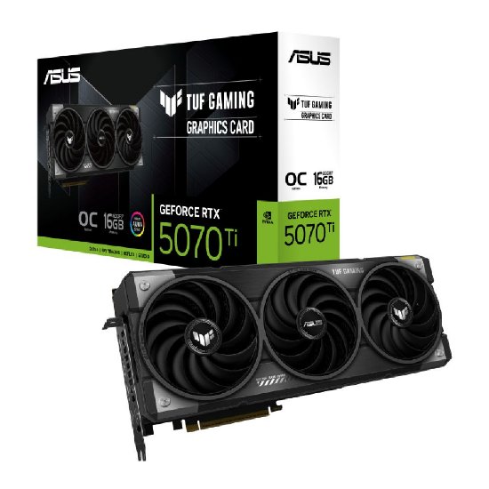 Grafična  kartica ASUS GeForce RTX 5070 Ti OC TUF Gaming, 16GB GDDR7
